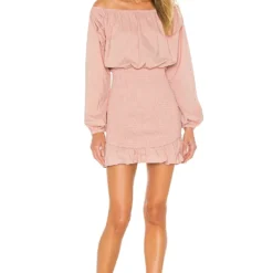 Song Of Style Spencer Mini Dress In Blush