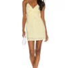 Song Of Style Sully Mini Dress In Pale Yellow