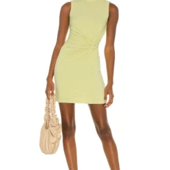 Song Of Style Woodrow Mini Dress In Key Lime Green