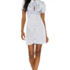 Song Of Style Lily Mini Dress In Icy Blue