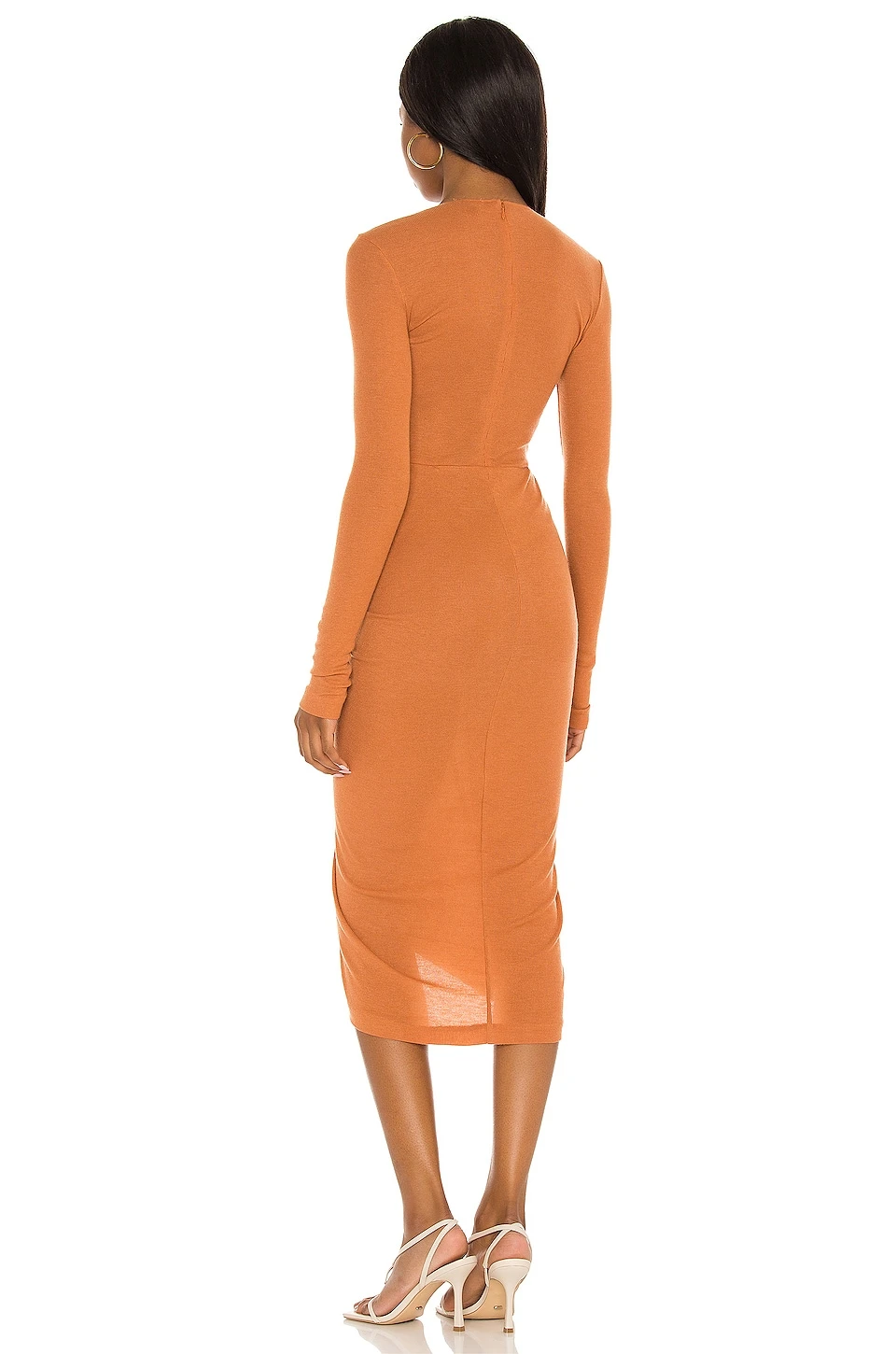 Song Of Style Zuri Midi Dress In Dusty Rose - Image 3