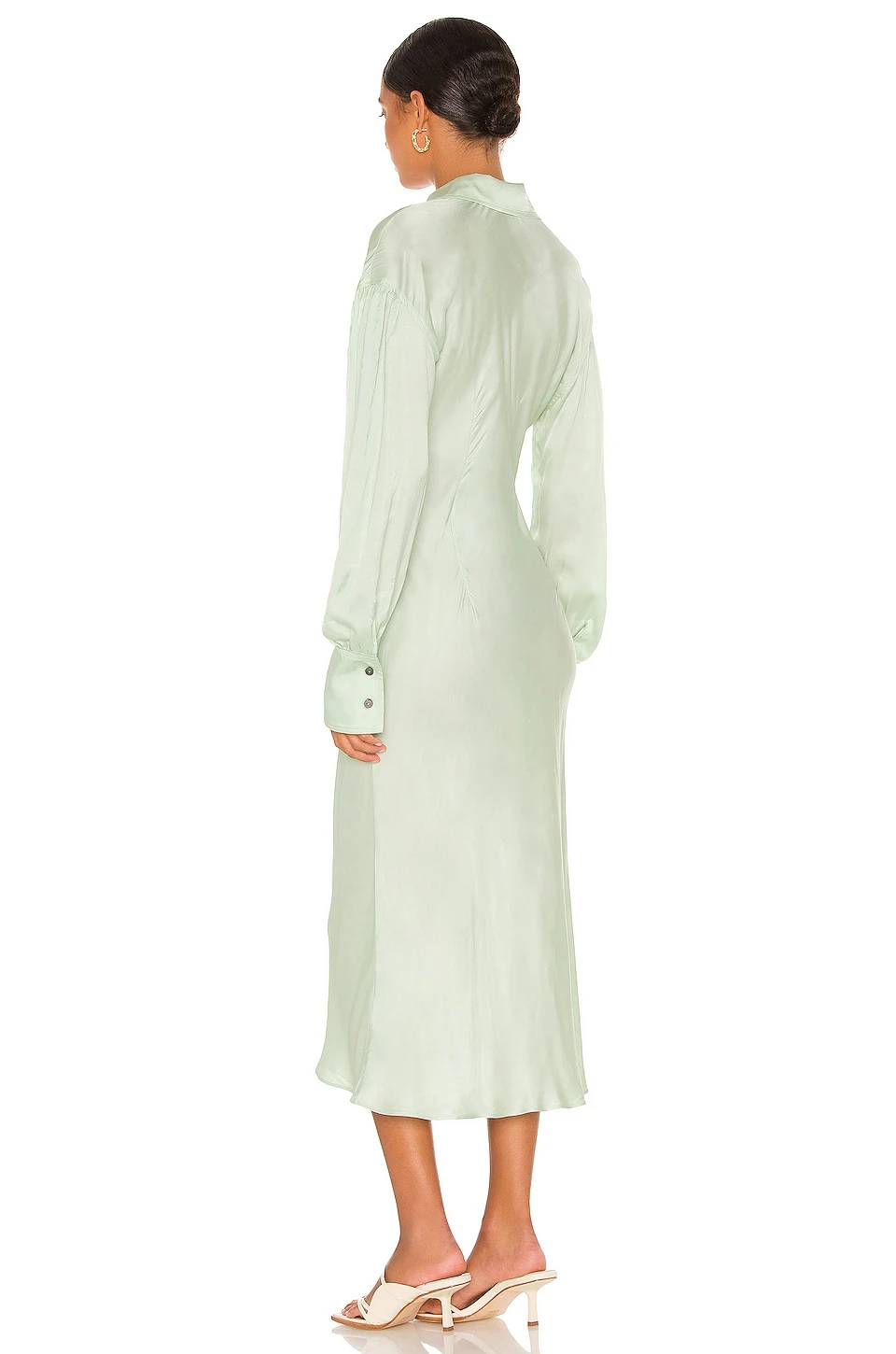 Song Of Style Idol Midi Dress In Mint Green - Image 3
