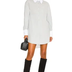 Song Of Style Talie Mini Dress In Blue & White