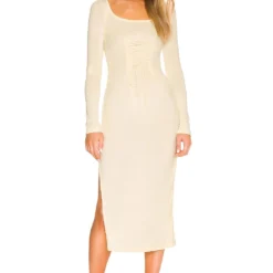 Song Of Style Jovi Maxi Dress In Mellow Yellow