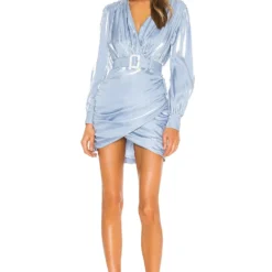 Song Of Style Tucker Mini Dress In Clearwater Blue