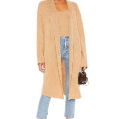 Song Of Style Pawnie Cardigan In Camel