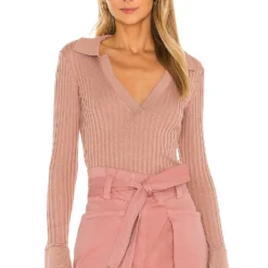 Song Of Style Annikah Sweater In Blush