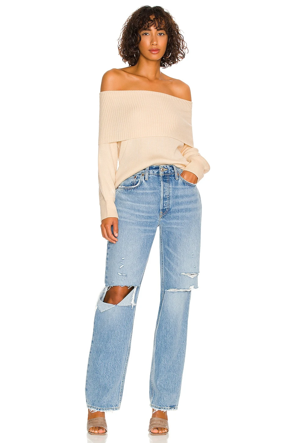 Song Of Style Miso Sweater In Ivory - Image 4