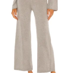Song Of Style Louisa Knit Pant In Sage Green