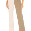 Song Of Style Izzy Pant In Ivory & Green