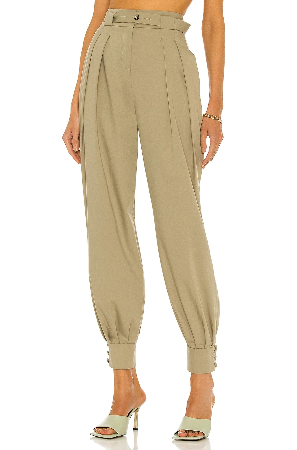 Song Of Style Mika Pant In Sage In Sage Green
