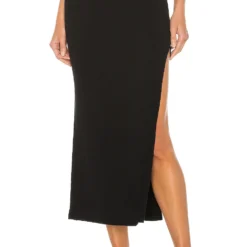Song Of Style Eileen Midi Skirt In Black