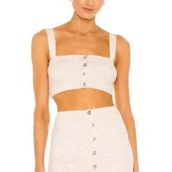 Song Of Style Bailey Knit Top In Oatmeal