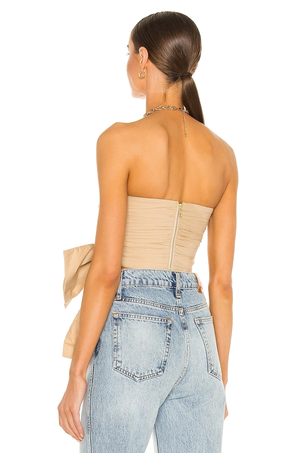 Song Of Style Olsen Top In Sand Beige - Image 3