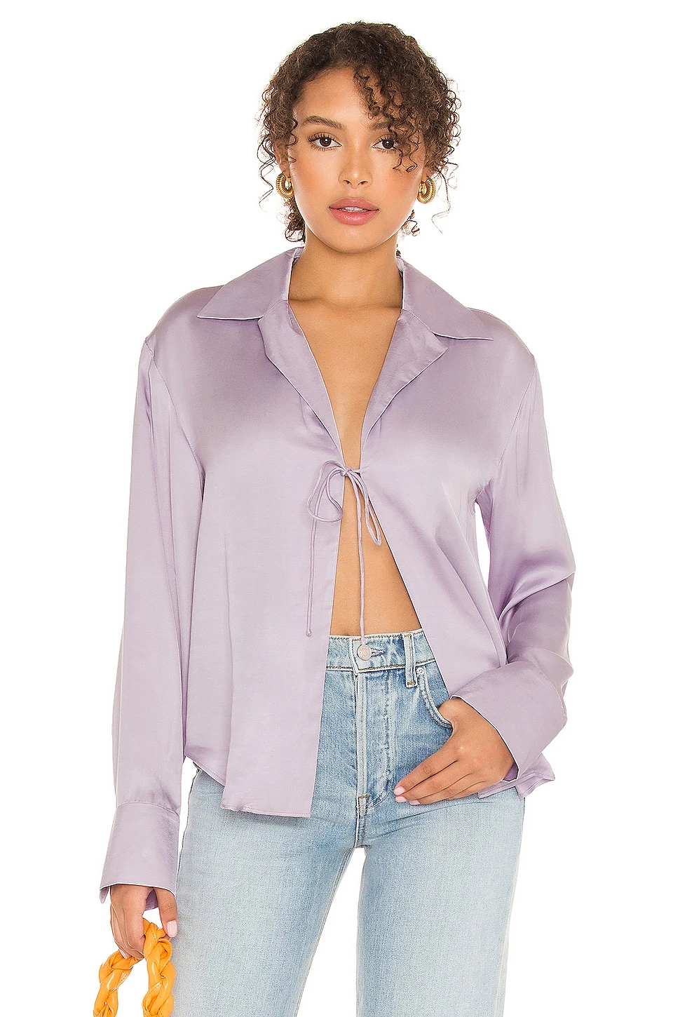 Song Of Style Emberly Blouse In Lavender
