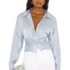 Song Of Style Mila Blouse In Icy Blue