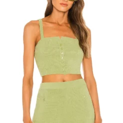 Song Of Style Caspian Top In Tarragon