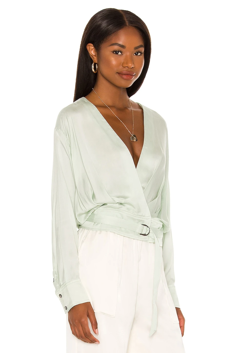 Song Of Style Bonnie Top In Mint Green - Image 2