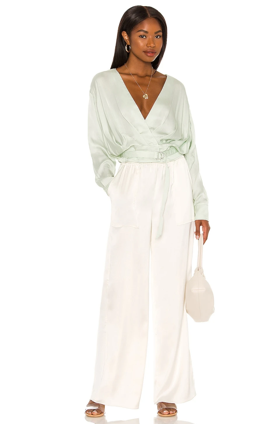 Song Of Style Bonnie Top In Mint Green - Image 4