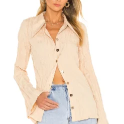 Song Of Style Nicola Top In Beige