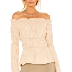 Song Of Style Kenna Top In Beige