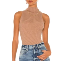 Song Of Style Sandra Top In Camel