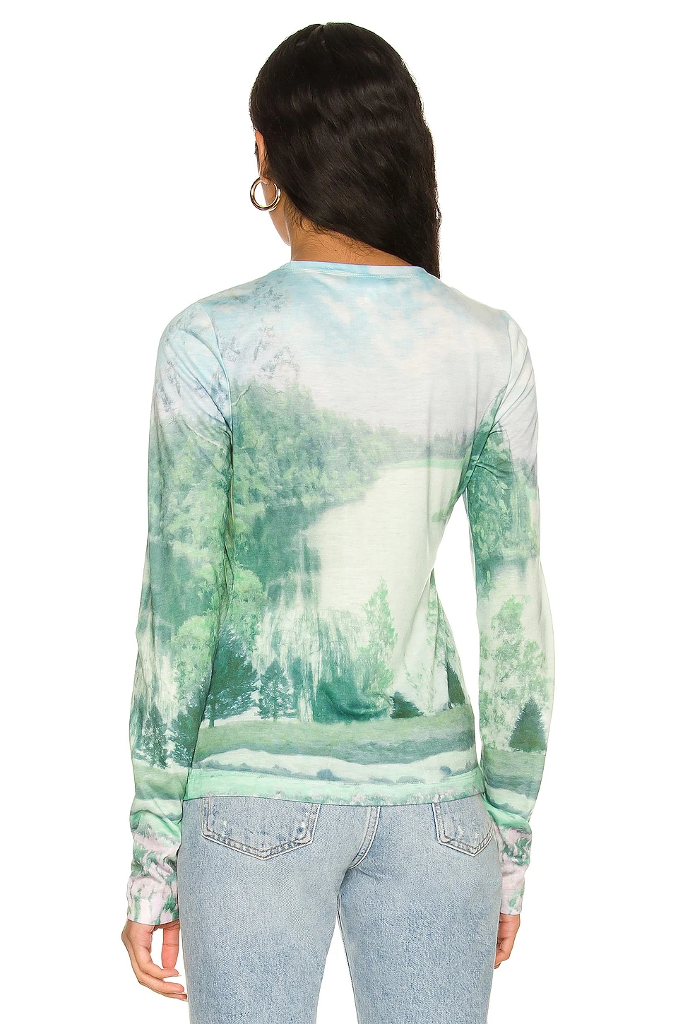 Song Of Style Penny Top In Blue Landscape - Image 3