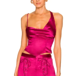 Song Of Style Aislin Cami In Fuchsia Pink